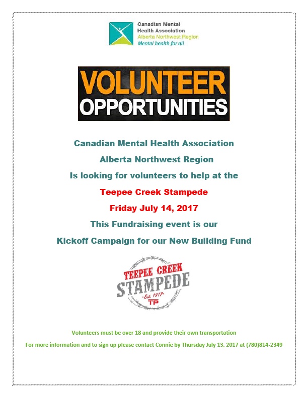 Teepee Creek Volunteer Opportunities
