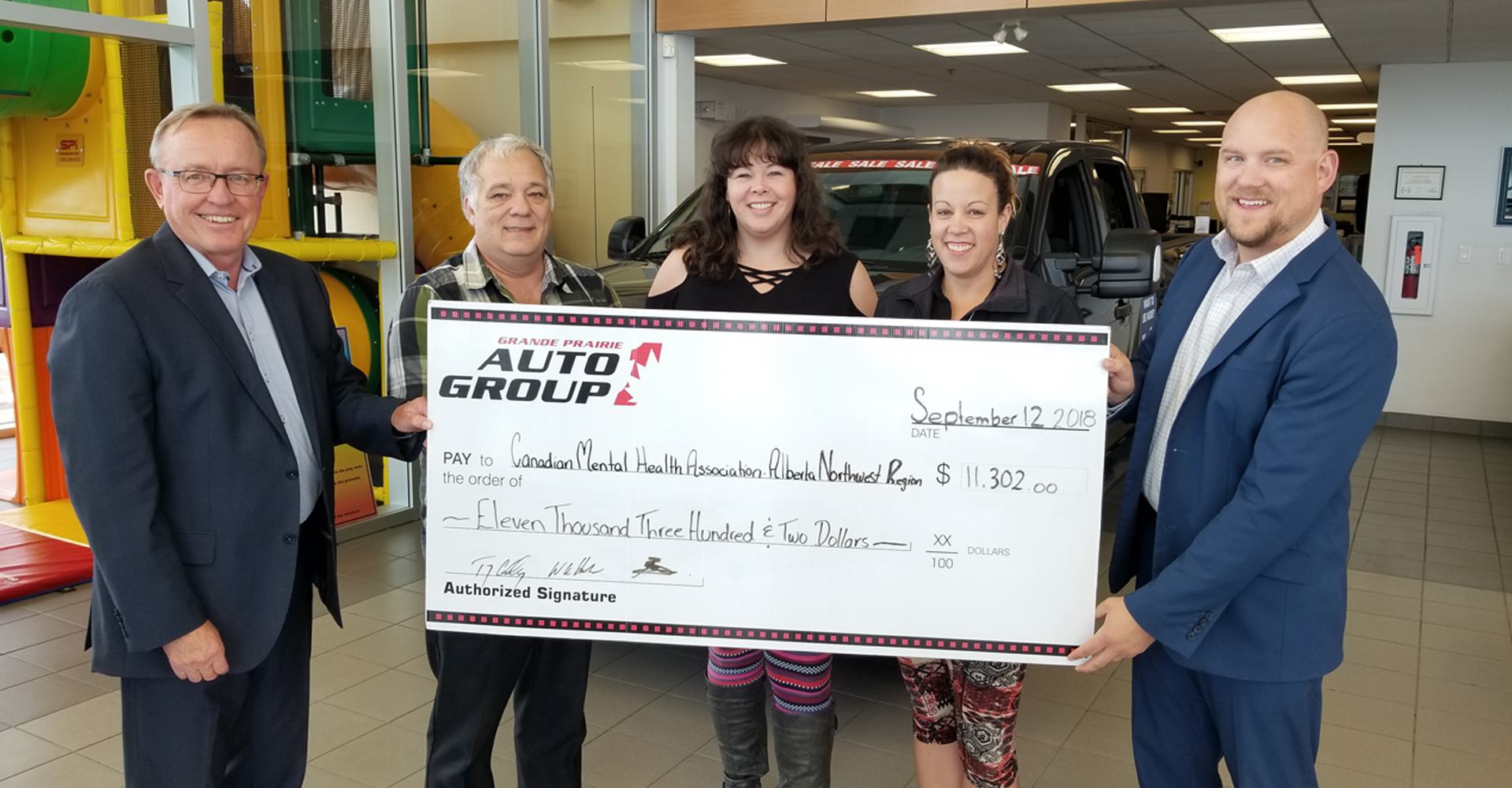 Grande Prairie Auto Group Donation